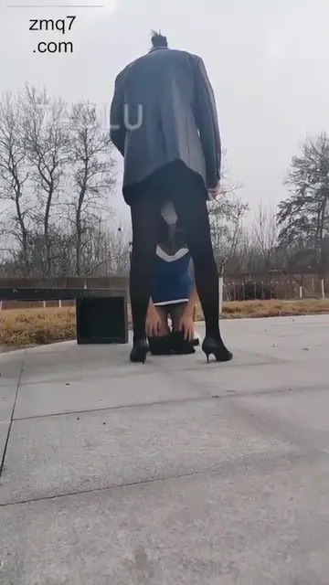 户外调教女奴 遇见好几个路人